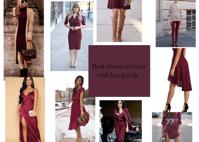 Best Color Shoes for Burgundy Dress Stylish Pairing Tips