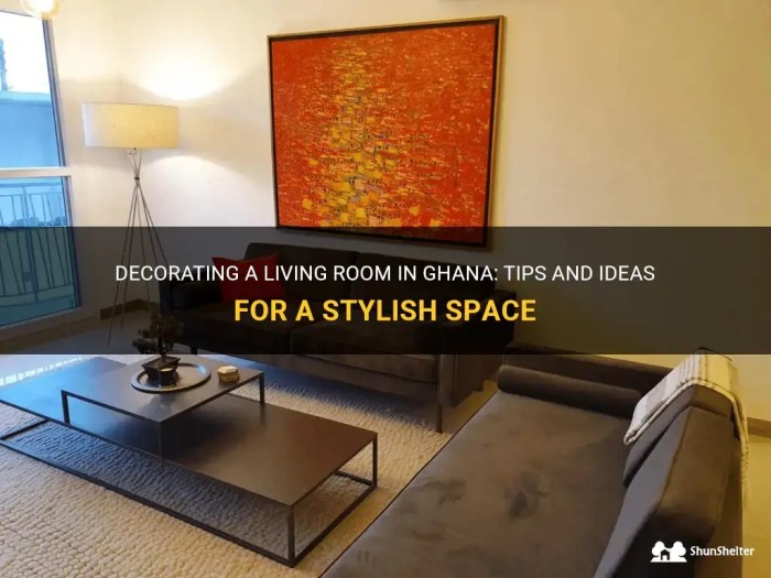 How to decorate a living room in ghana