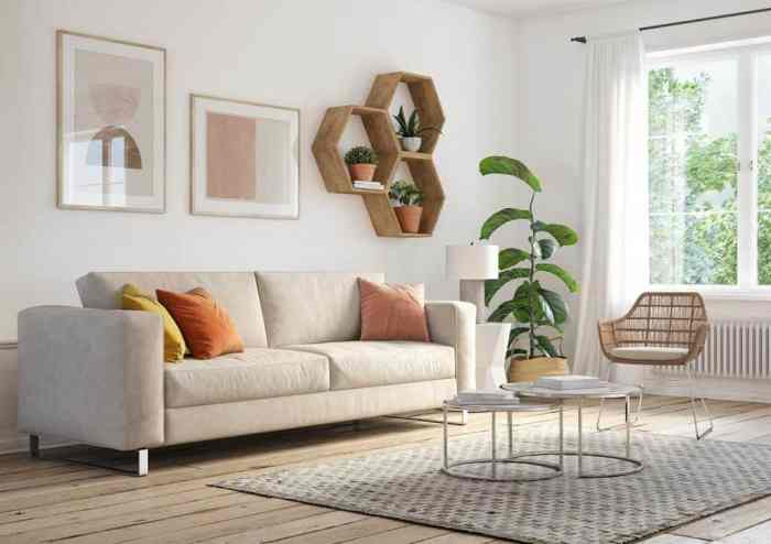 How to decorate large living room walwith btv