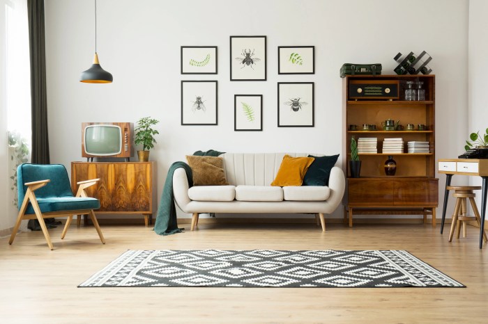 How to decorate living room with simple things