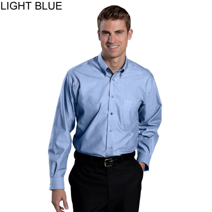 Mens no iron dress shirt