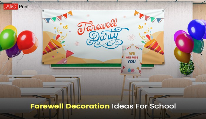 How to decorate room for farewell party