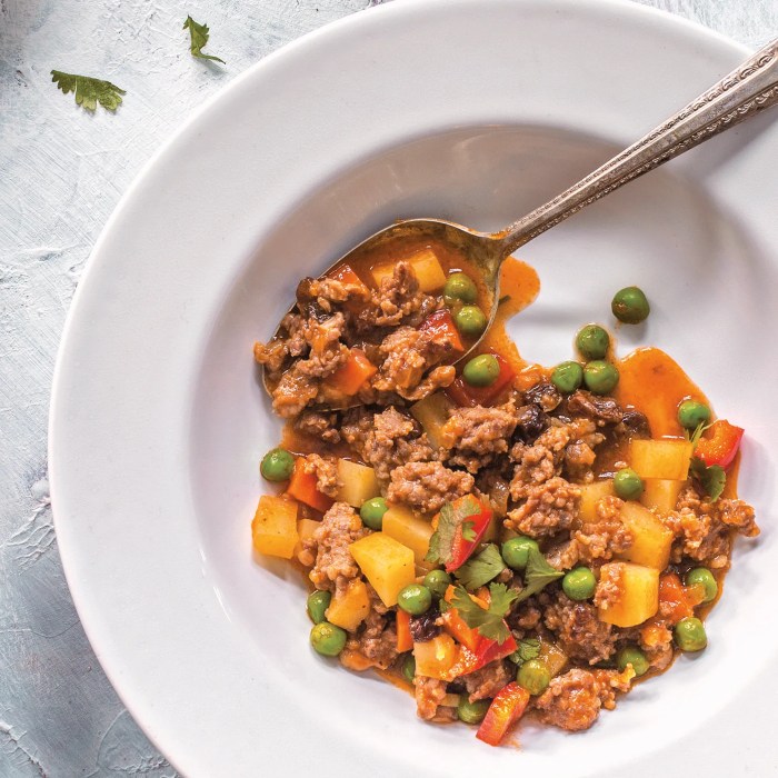 Giniling menudo pork