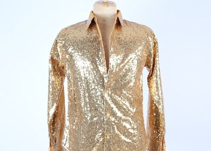 Mens Glitter Dress Shirt Sparkle in Style with Confidence