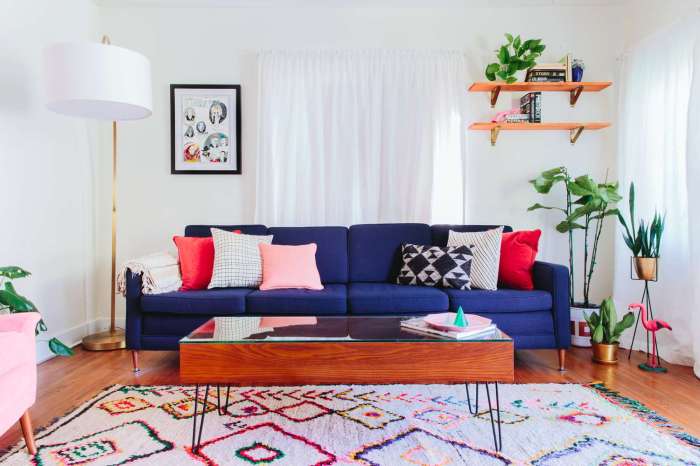 How to decorate living room with simple things