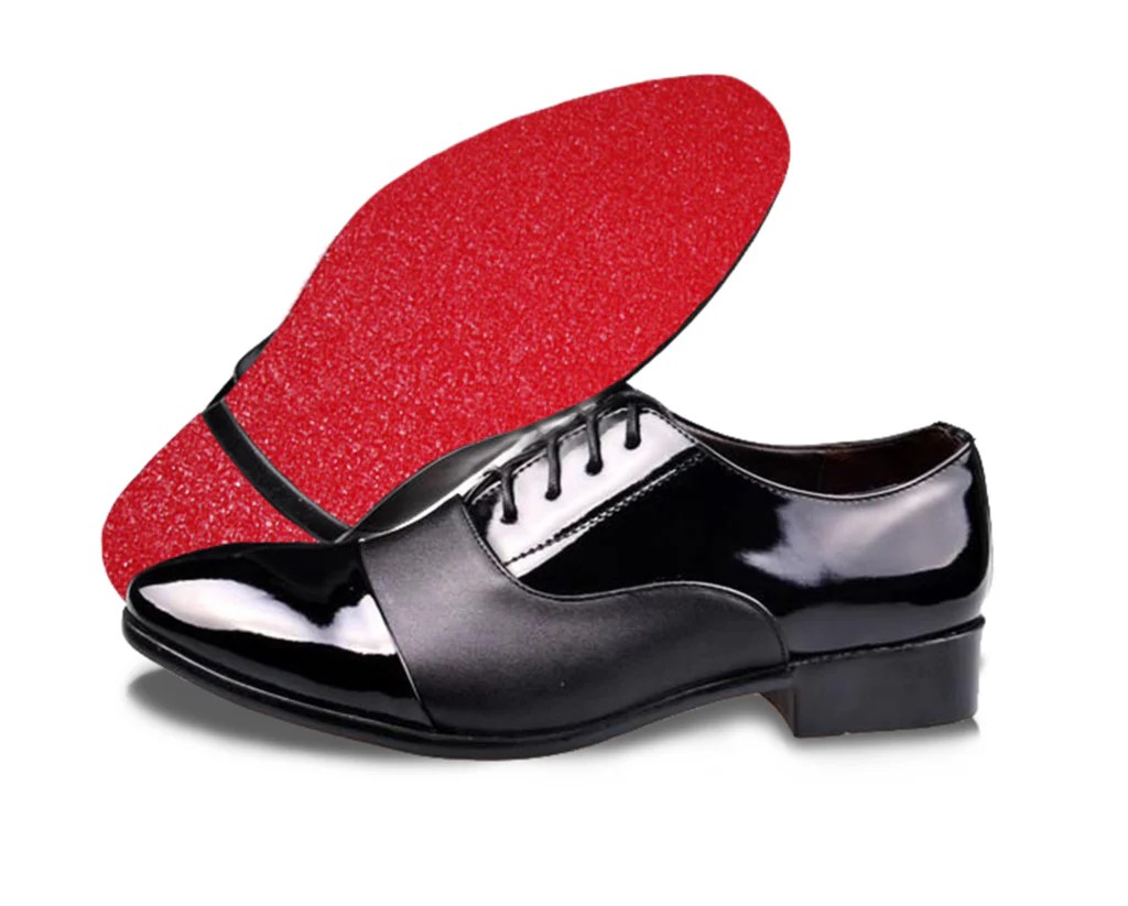 Red sole dress shoes for men